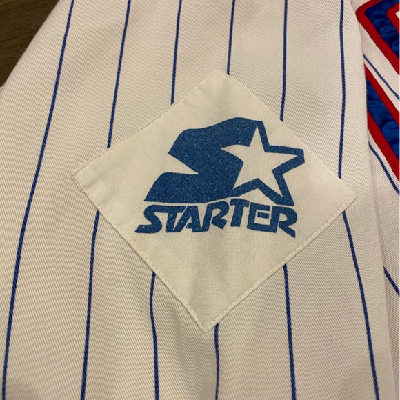 RARE Vintage Starter Detroit Pistons Baseball Jersey - Picture 4 of 6